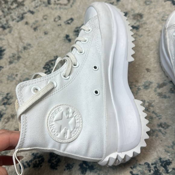 White high top converse - Picture 4 of 6